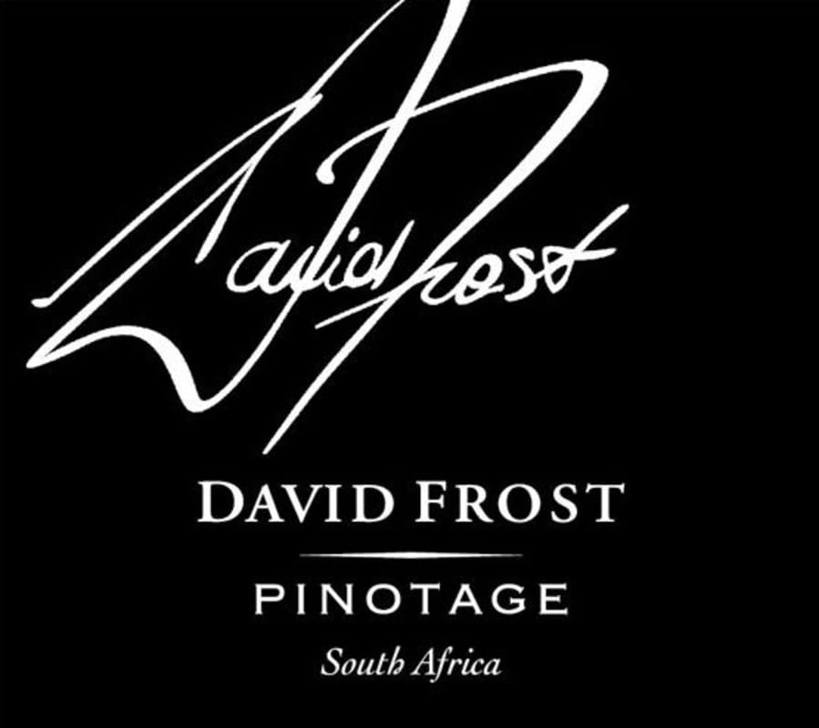 David Frost Pinotage 2013 Front Label