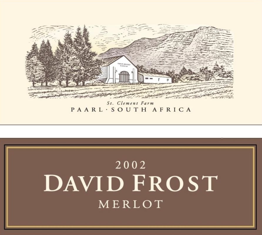 David Frost Merlot 2002 Front Label