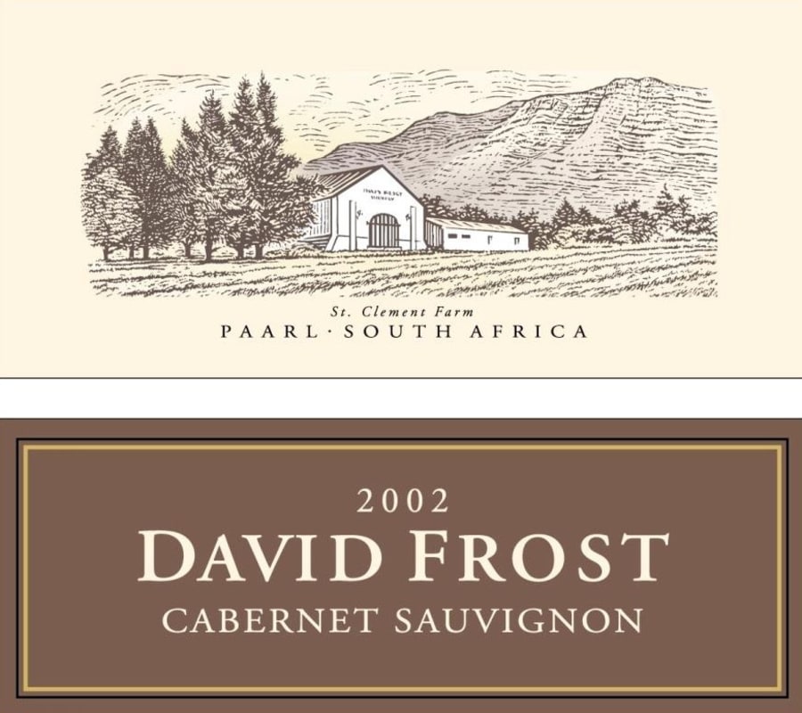 David Frost Kiddos Cabernet Sauvignon 2002 Front Label