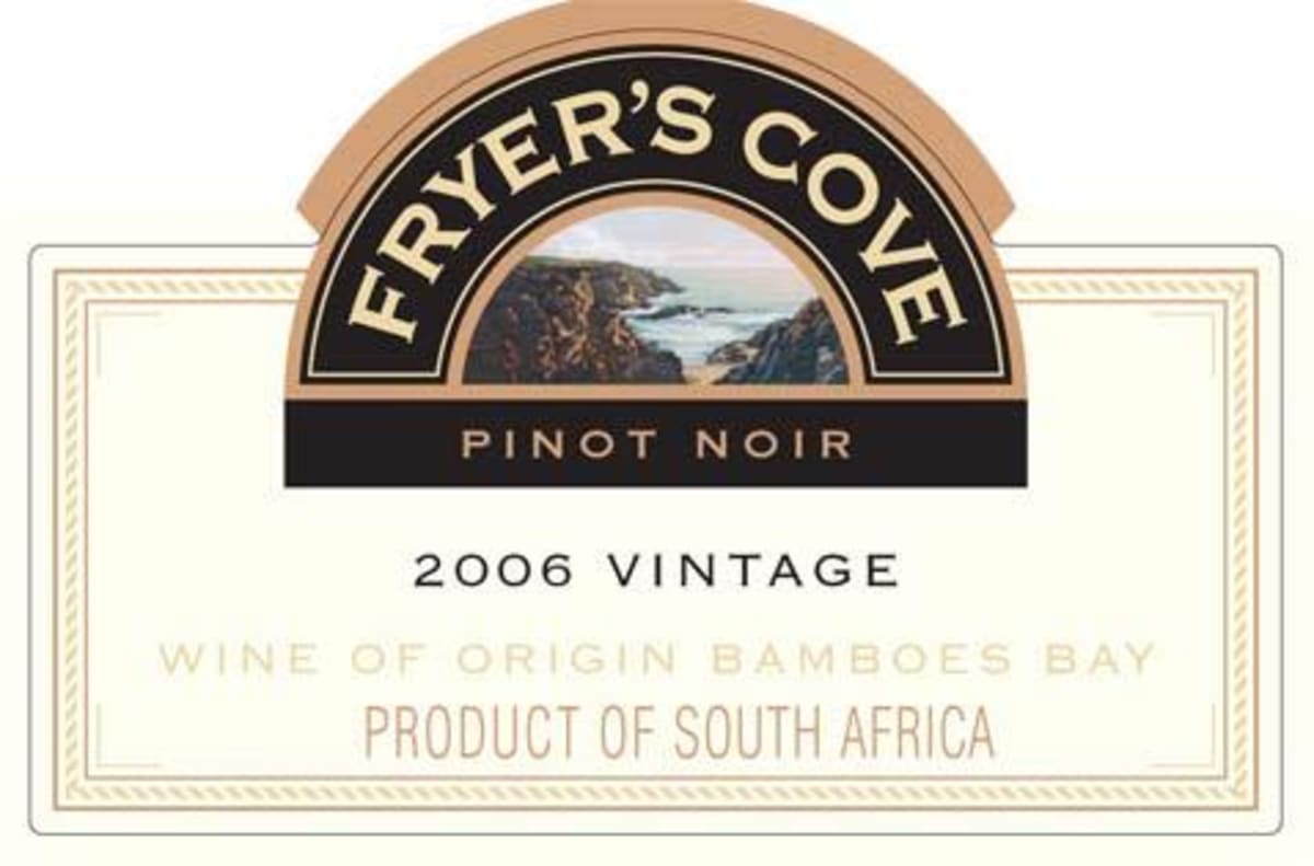 Fryer's Cove Bamboes Bay Pinot Noir 2006 Front Label