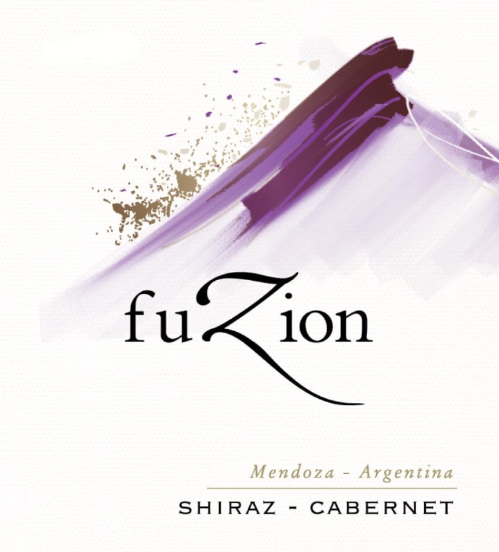 Fuzion Wines Shiraz-Cabernet Sauvignon 2014 Front Label