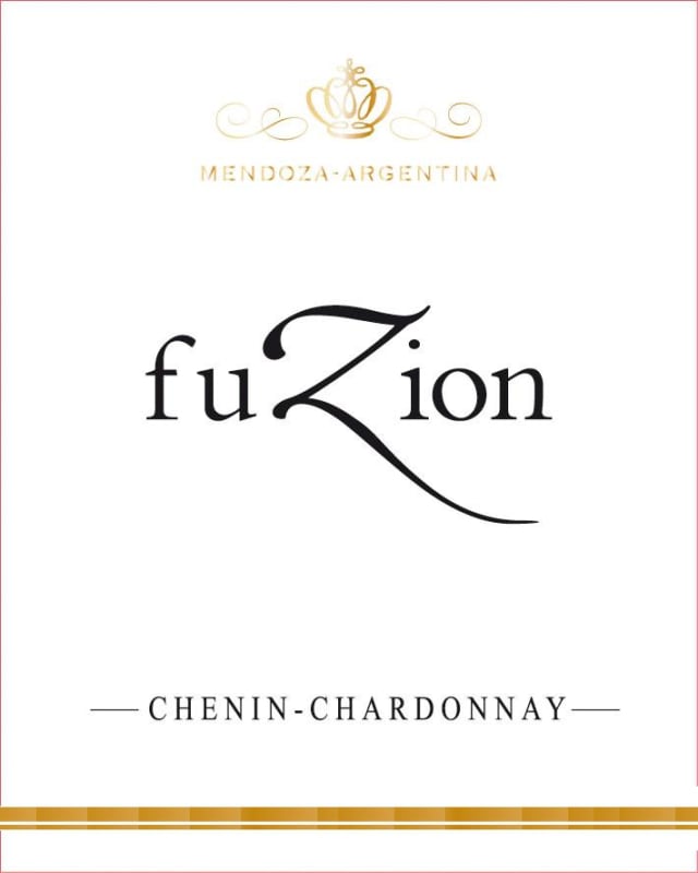 Fuzion Wines Chenin Blanc-Chardonnay 2014 Front Label
