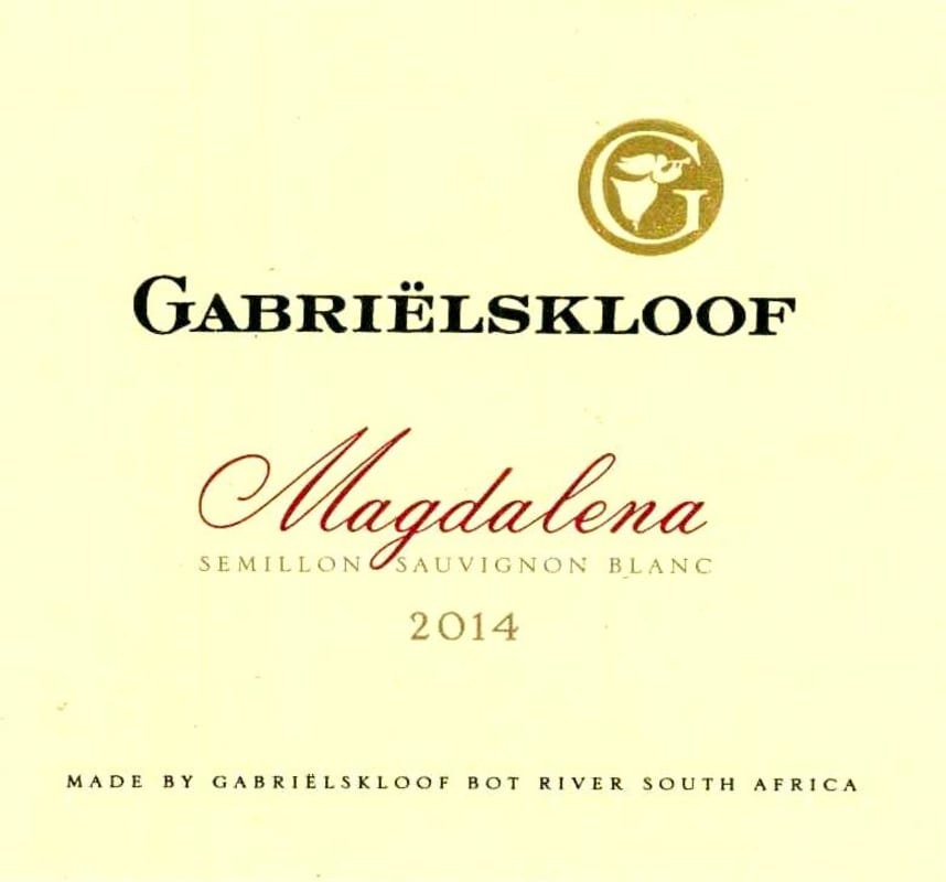 Gabrielskloof Magdalena 2014 Front Label