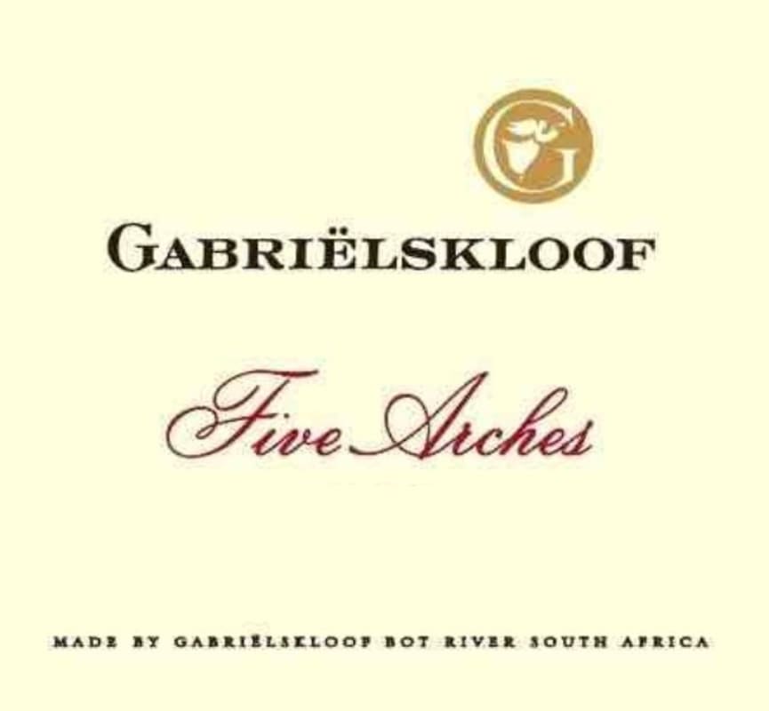 Gabrielskloof Five Arches 2012 Front Label