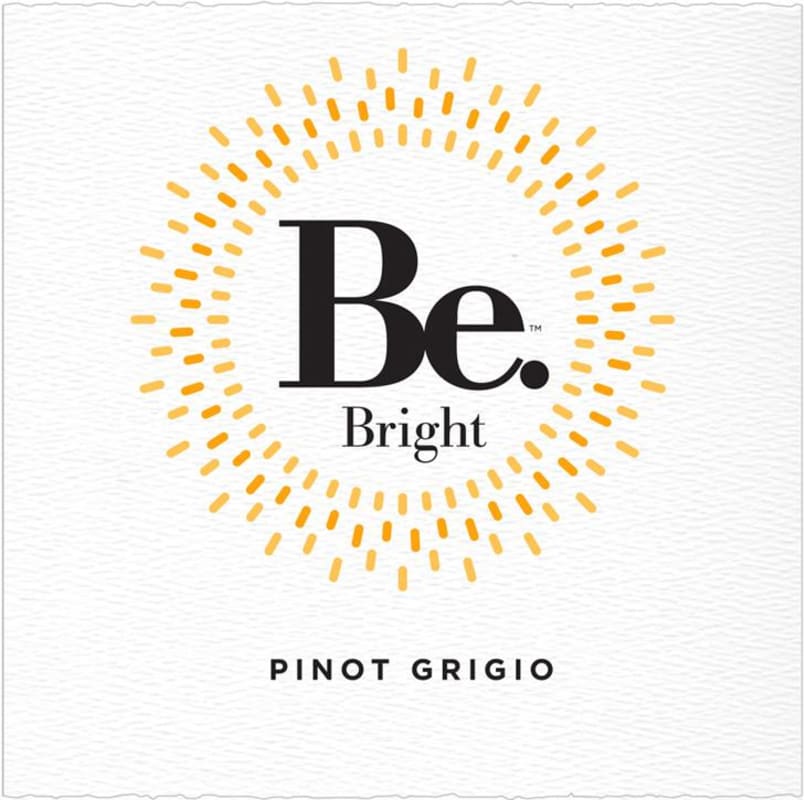 Be Winery Bright Pinot Grigio 2012 Front Label