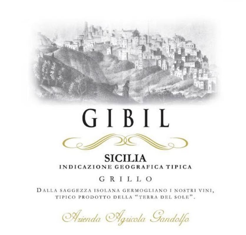 Gandolfovini Sicilia Gibil Grillo 2010 Front Label
