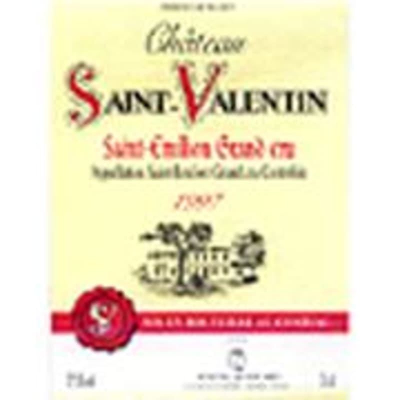 Chateau Saint-Valentin Saint-Emilion Grand Cru 1997 Front Label