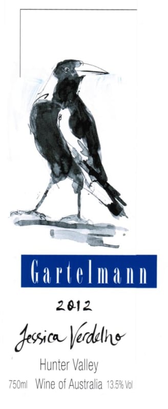 Gartelmann Wines Jessica Verdelho 2012 Front Label