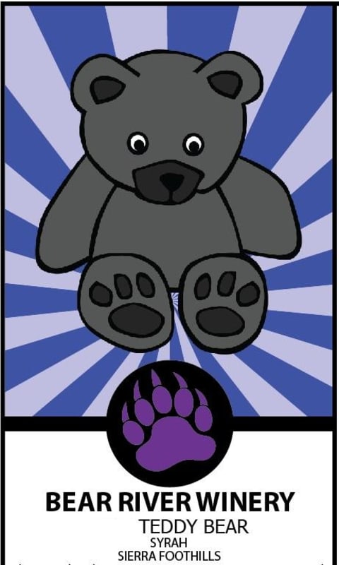 Bear River Teddy Bear Syrah 2012 Front Label