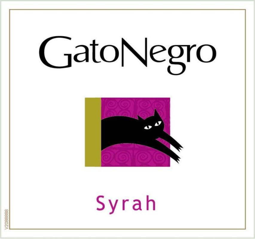 GatoNegro Syrah 2014 Front Label