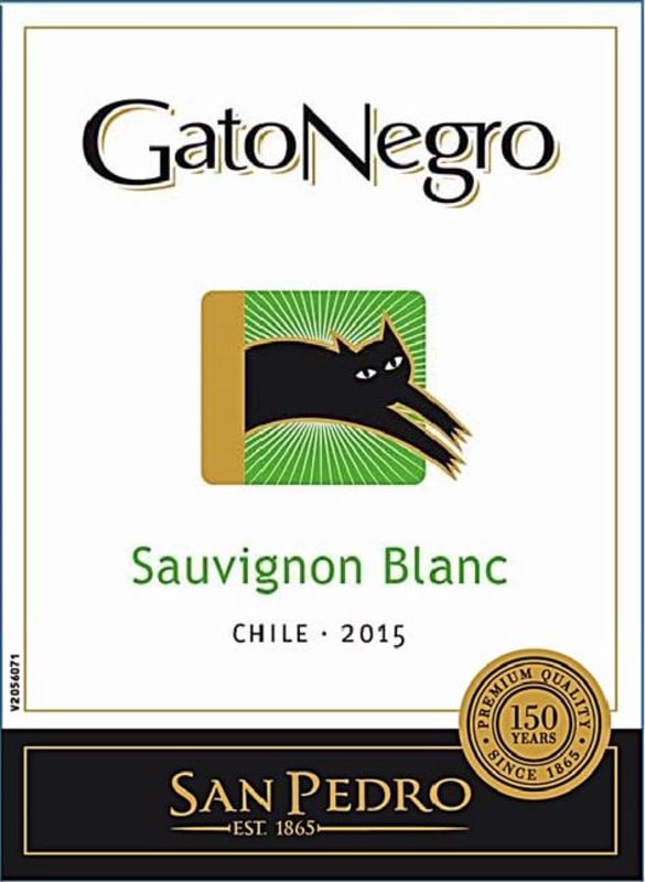 GatoNegro San Pedro Sauvignon Blanc 2015 Front Label