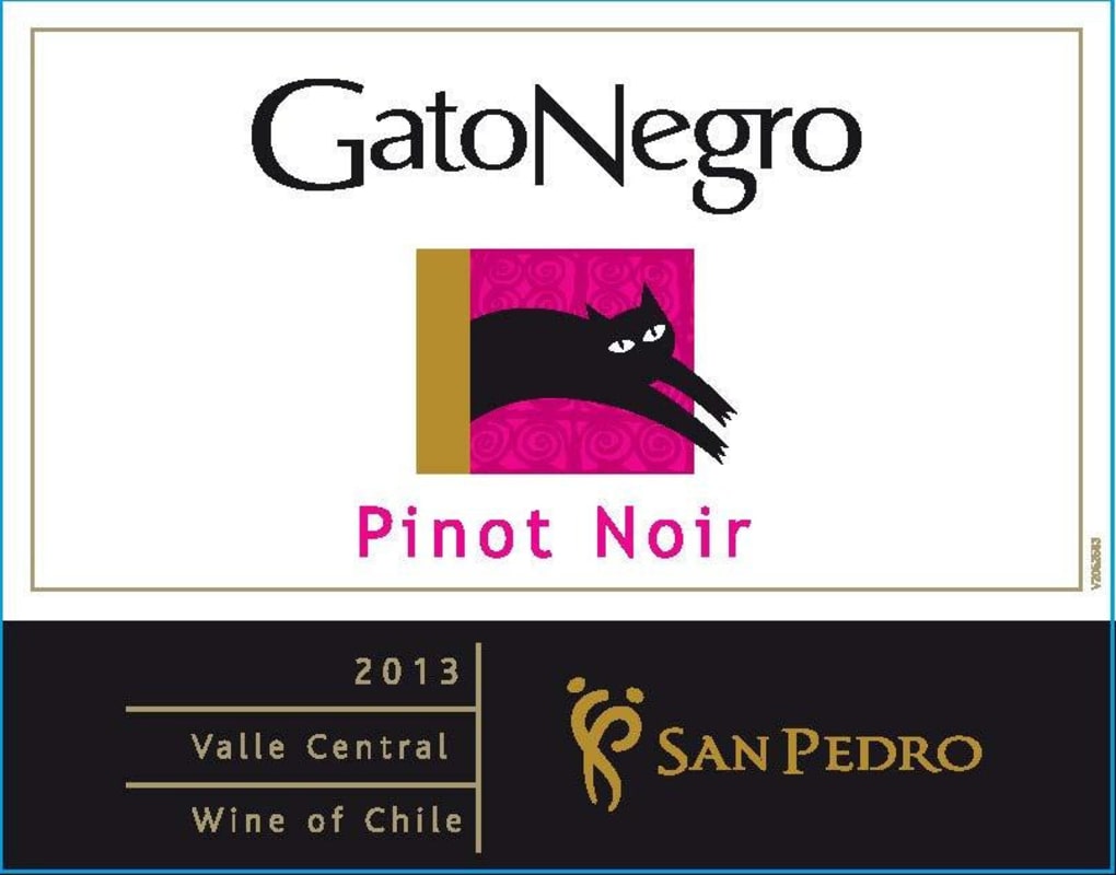 GatoNegro San Pedro Pinot Noir 2013 Front Label