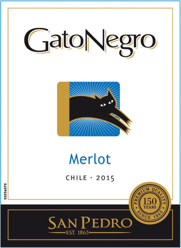 GatoNegro San Pedro Merlot 2015 Front Label