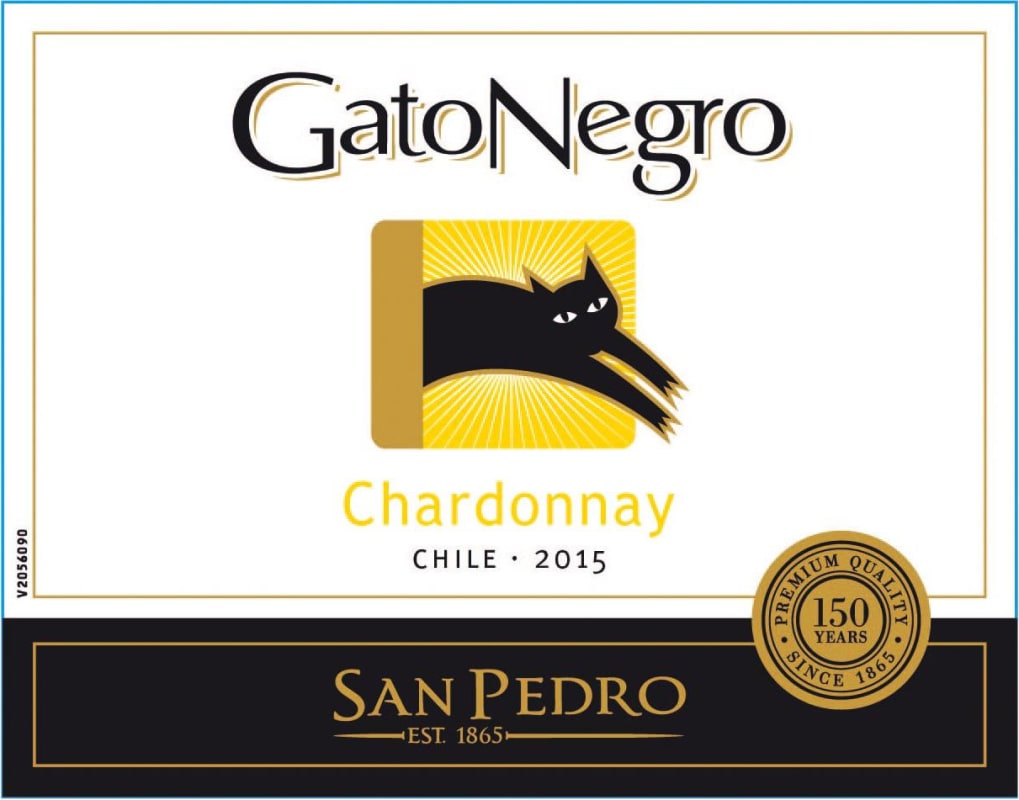 GatoNegro San Pedro Chardonnay 2015 Front Label