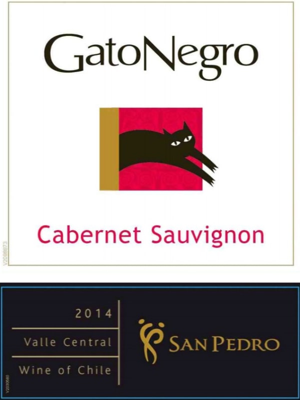 GatoNegro San Pedro Cabernet Sauvignon 2014 Front Label