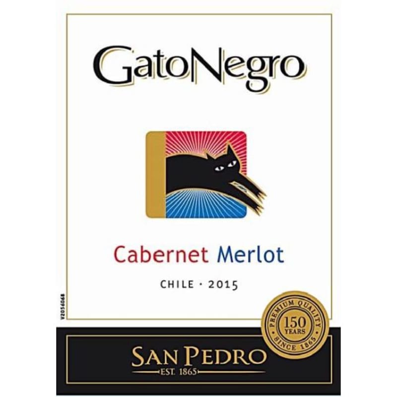GatoNegro San Pedro Cabernet Sauvignon Merlot 2015 Front Label