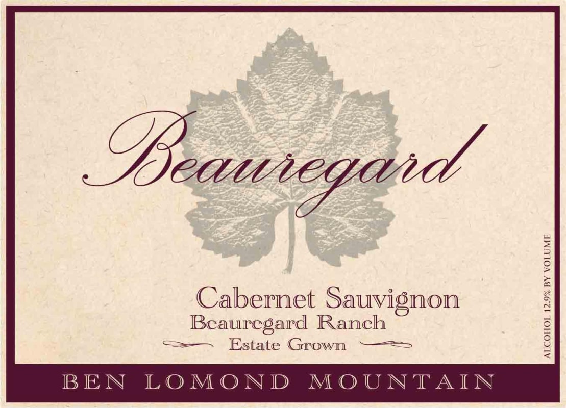 Beauregard Vineyards Beauregard Ranch Cabernet Sauvignon 2005 Front Label