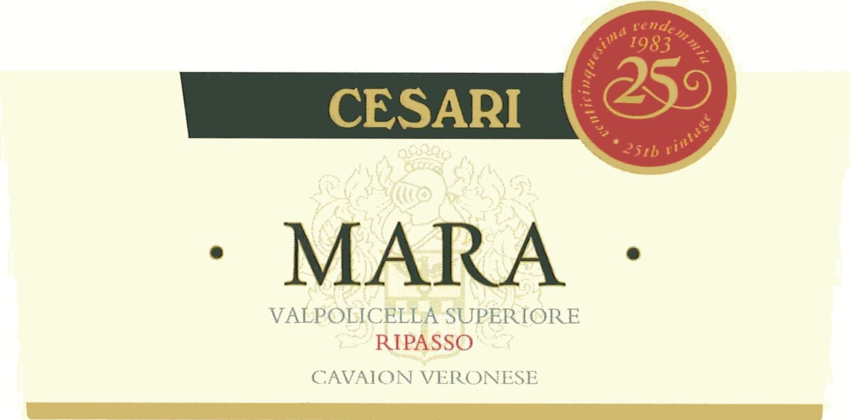 Gerardo Cesari S.p.A. Valpolicella Superiore Ripasso Mara 2009 Front Label