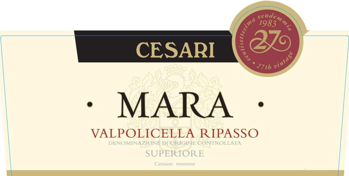 Gerardo Cesari S.p.A. Valpolicella Superiore Ripasso Mara 2012 Front Label