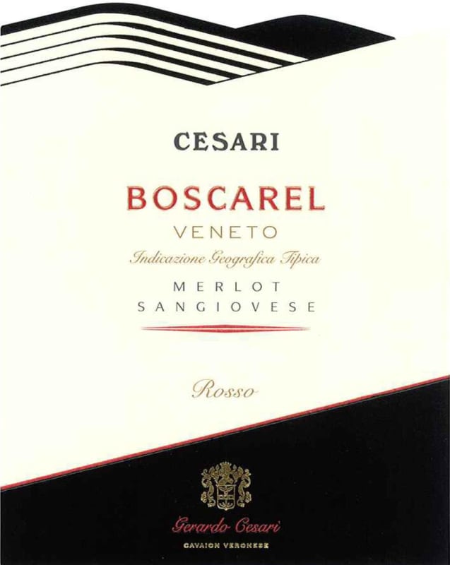 Gerardo Cesari S.p.A. Veneto Boscarel Rosso 2010 Front Label