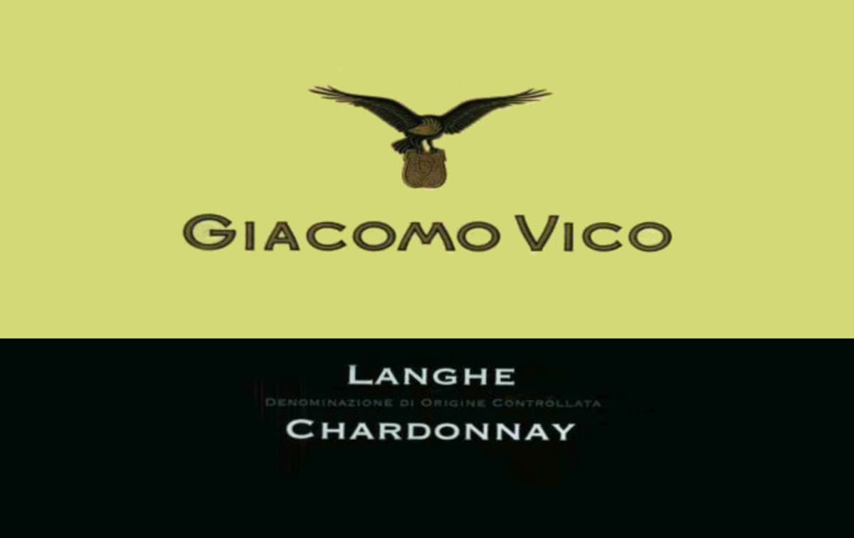 Giacomo Vico Langhe Chardonnay 2013 Front Label