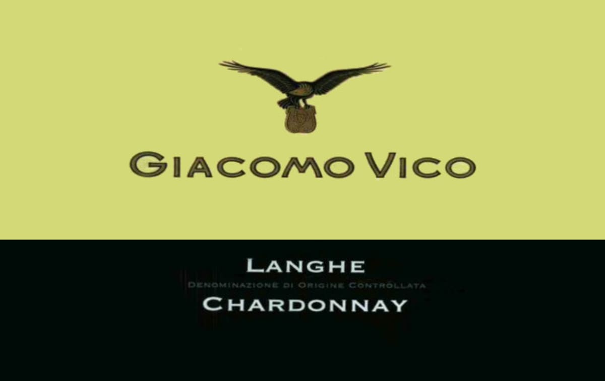 Giacomo Vico Langhe Chardonnay 2009 Front Label