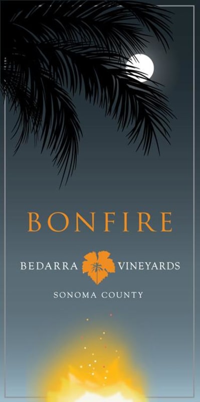 Bedarra Vineyards Bonfire Red 2011 Front Label