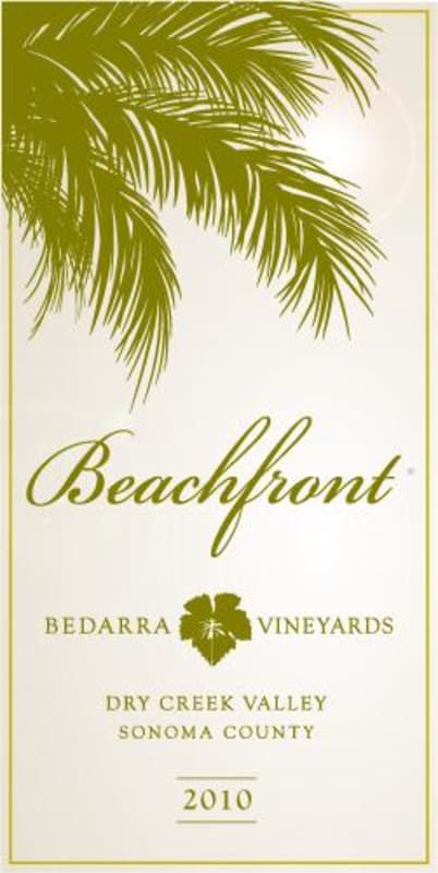 Bedarra Vineyards Beachfront White 2010 Front Label