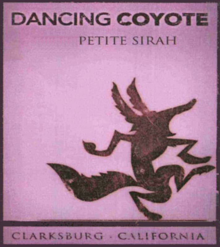 Dancing Coyote Petite Sirah 2006 Front Label