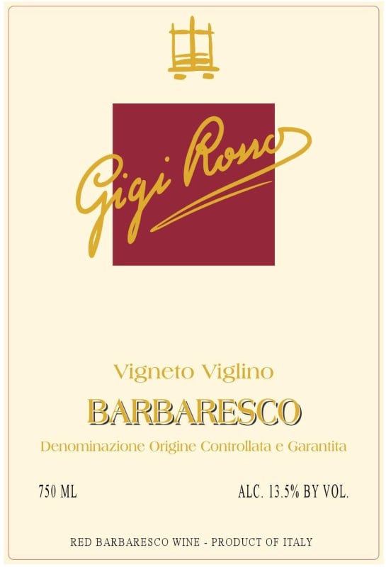 Poderi Anglelini Barbaresco Vigneto Viglino 2004 Front Label