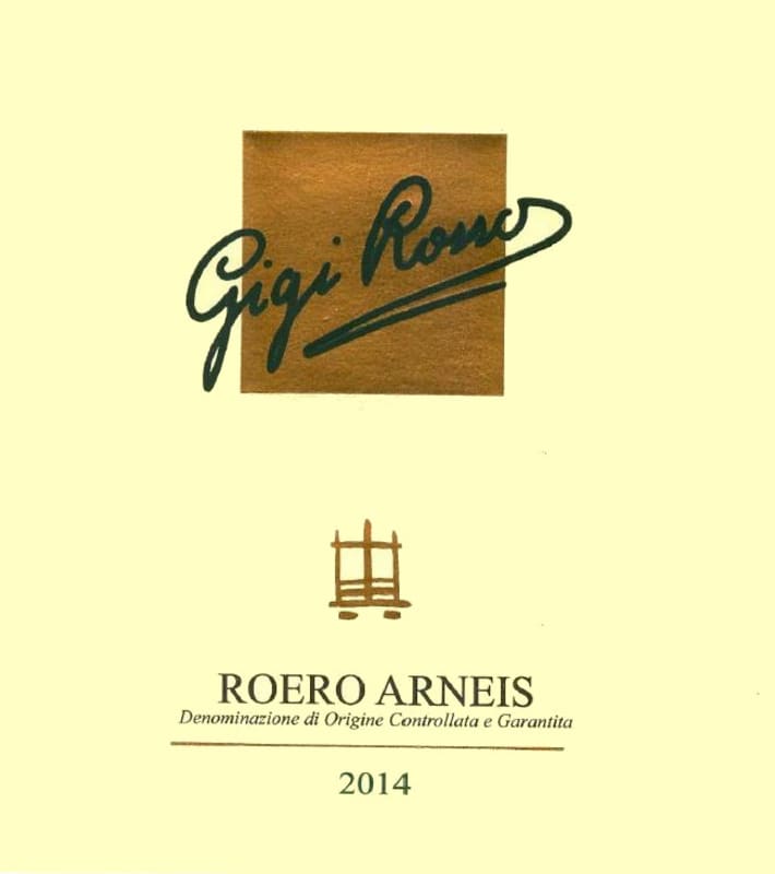 Poderi Anglelini Roero Arneis 2014 Front Label