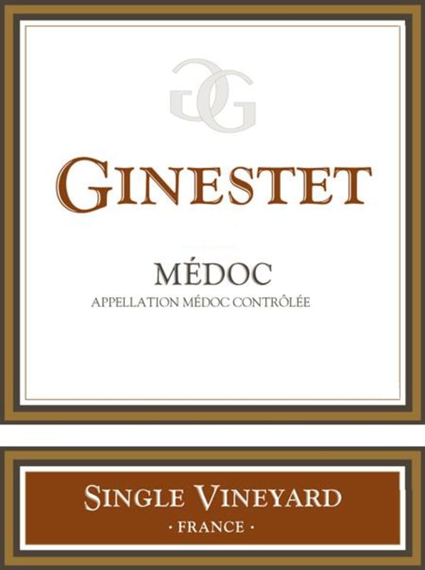 Ginestet Medoc 2013 Front Label