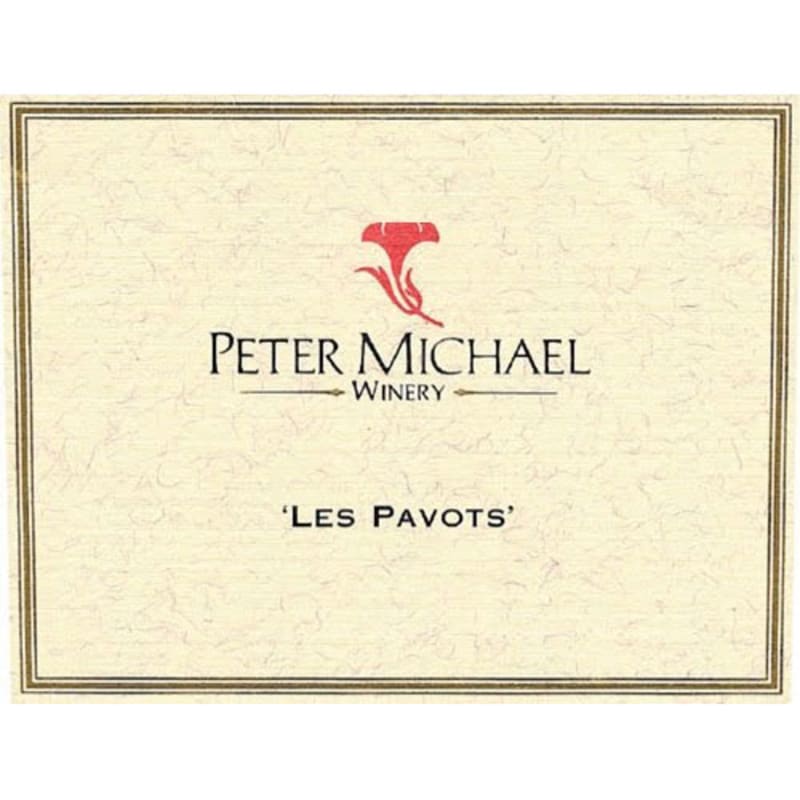 Peter Michael Les Pavots 1997 Front Label
