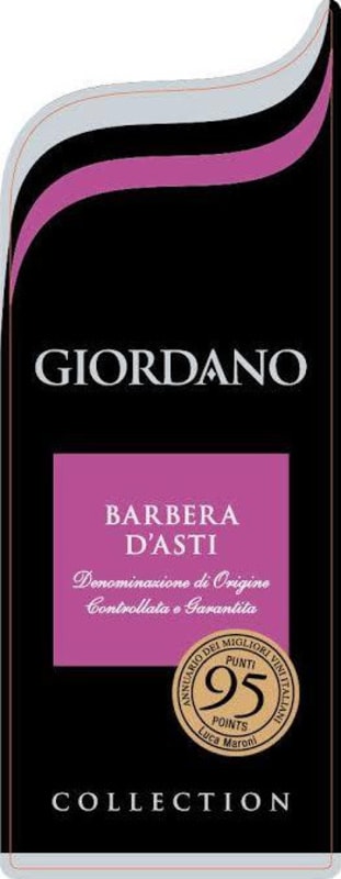 Giordano Vini Barbera d'Asti 2015 Front Label