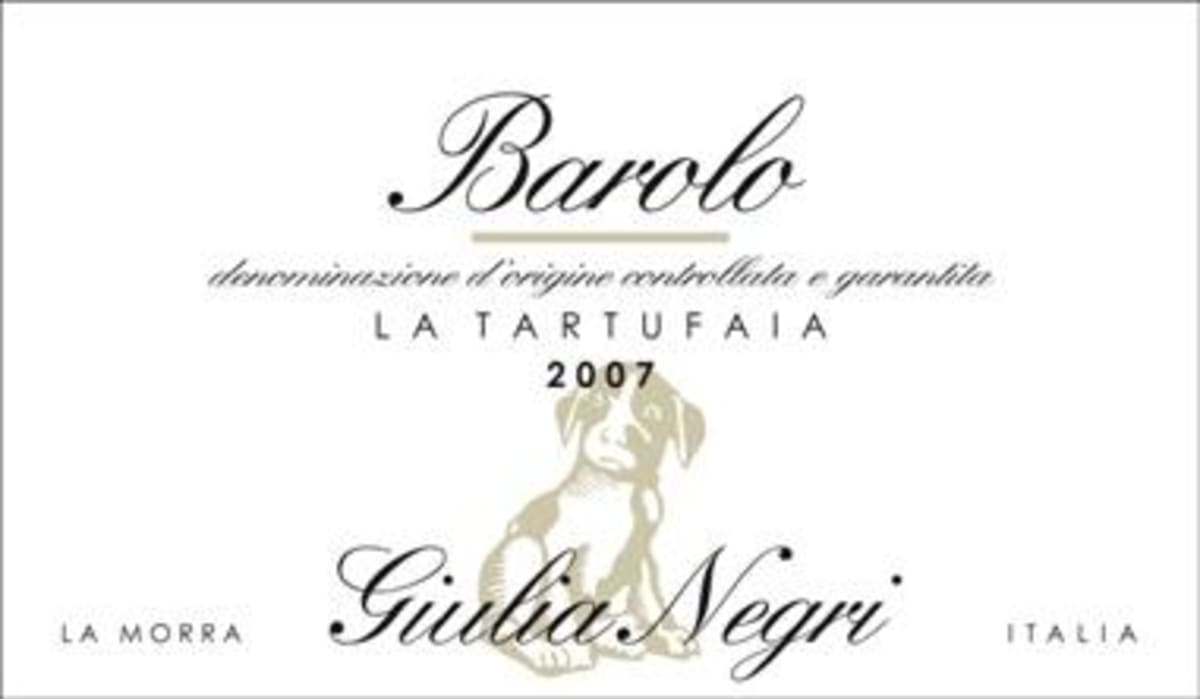 Giulia Negri Barolo La Tartufaia 2007 Front Label