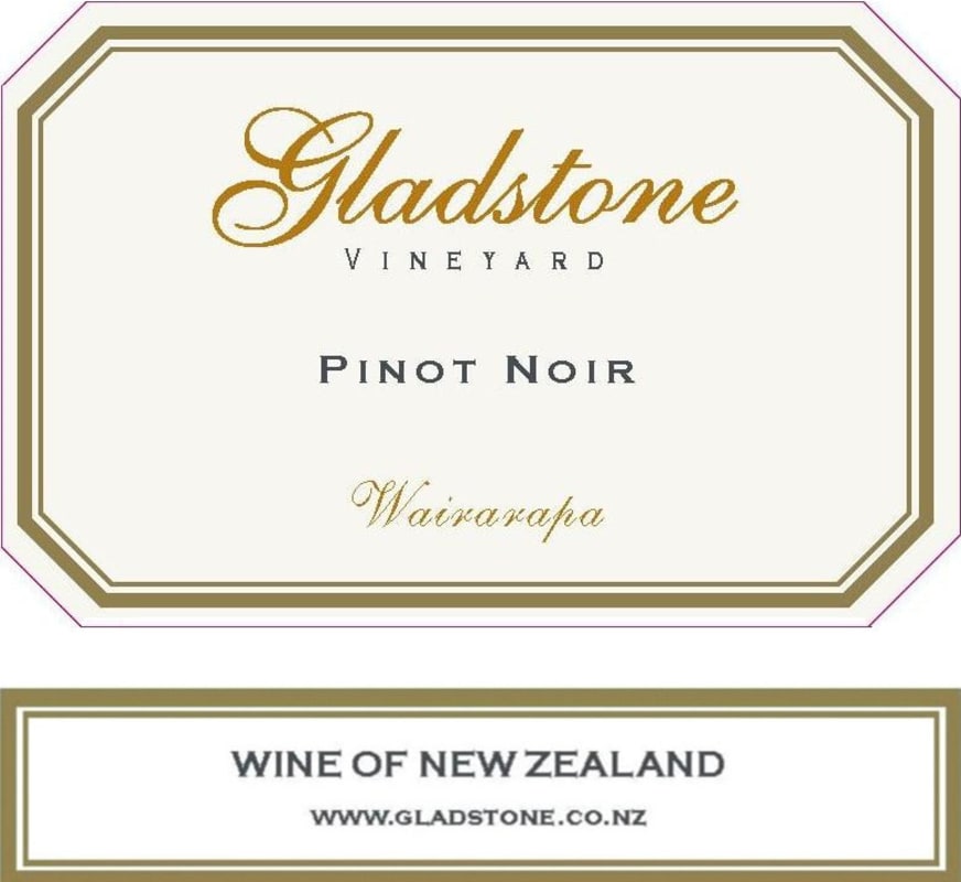 Gladstone Vineyard Pinot Noir 2008 Front Label
