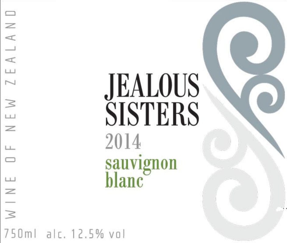 Gladstone Vineyard Jealous Sisters Sauvignon Blanc 2014 Front Label