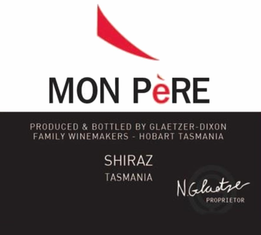 Glaetzer-Dixon Family Winemakers Mon Pere Shiraz 2014 Front Label