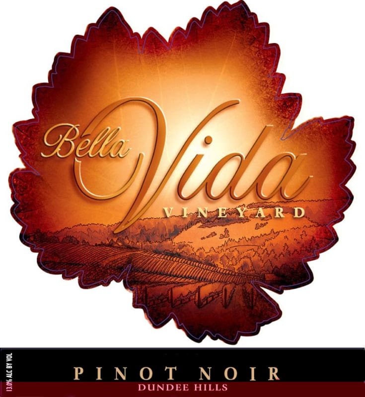 Bella Vida Vineyard O'Donnell Pinot Noir 2013 Front Label