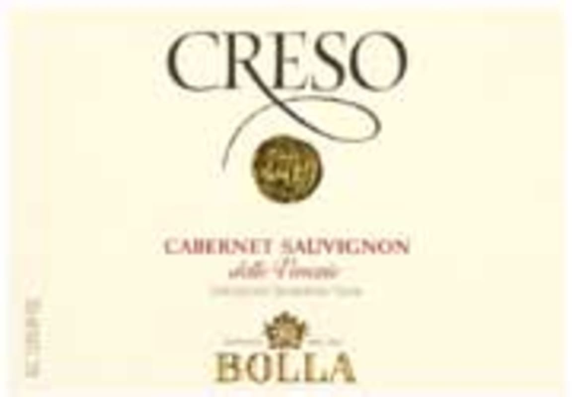 Bolla Creso 1996 Front Label
