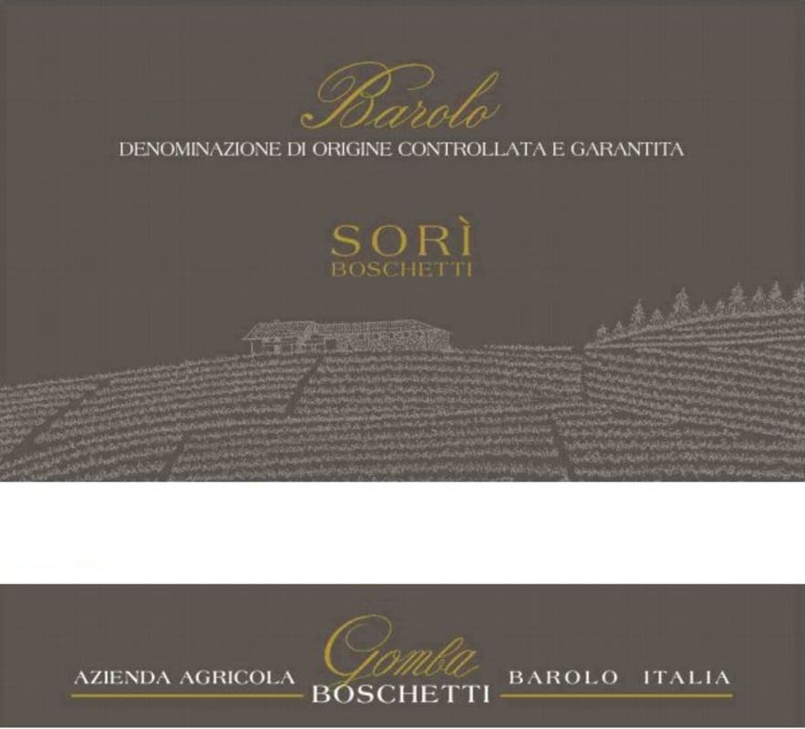 Cascina Boschetti Gomba Barolo Sori Boschetti 2004 Front Label