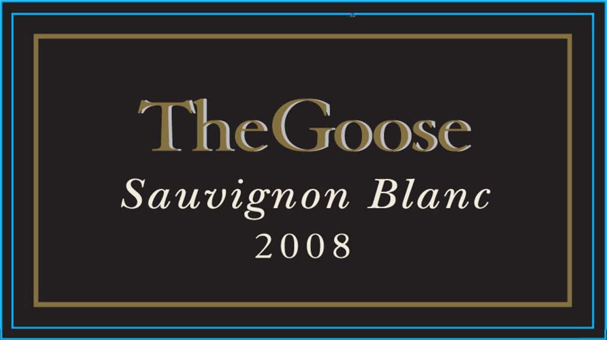 Goose Wines Pty Ltd Sauvignon Blanc 2008 Front Label