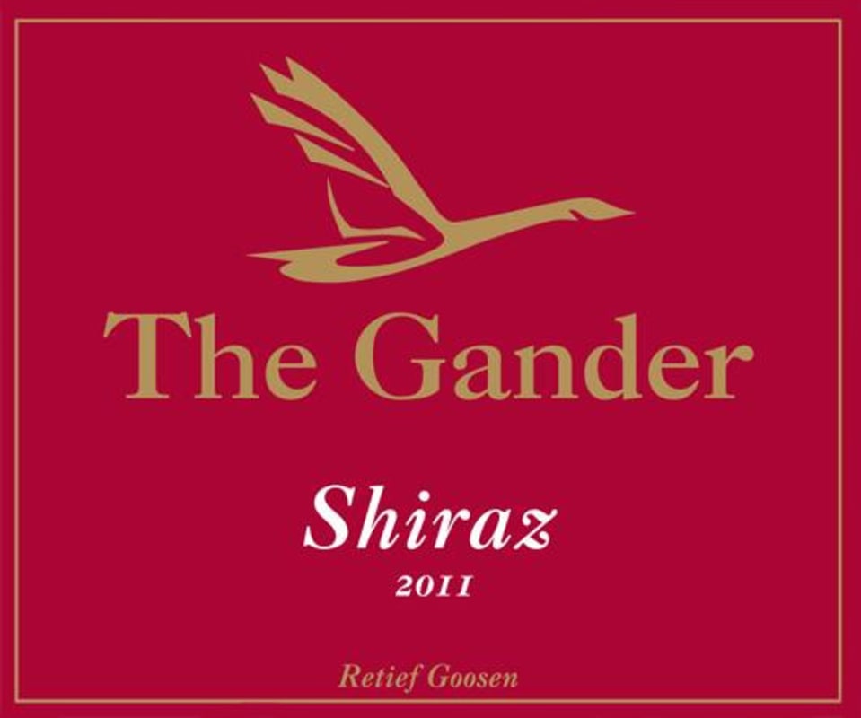 Goose Wines Pty Ltd The Gander Shiraz 2011 Front Label