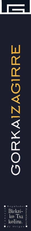 Gorka Izagirre Bizkaiko Txakolina 2011 Front Label