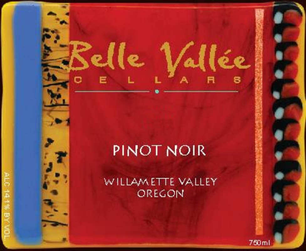 Belle Vallee Cellars Pinot Noir 2005 Front Label