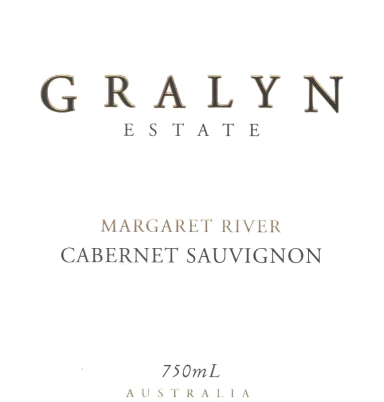 Gralyn Estate Cabernet Sauvignon 2003 Front Label