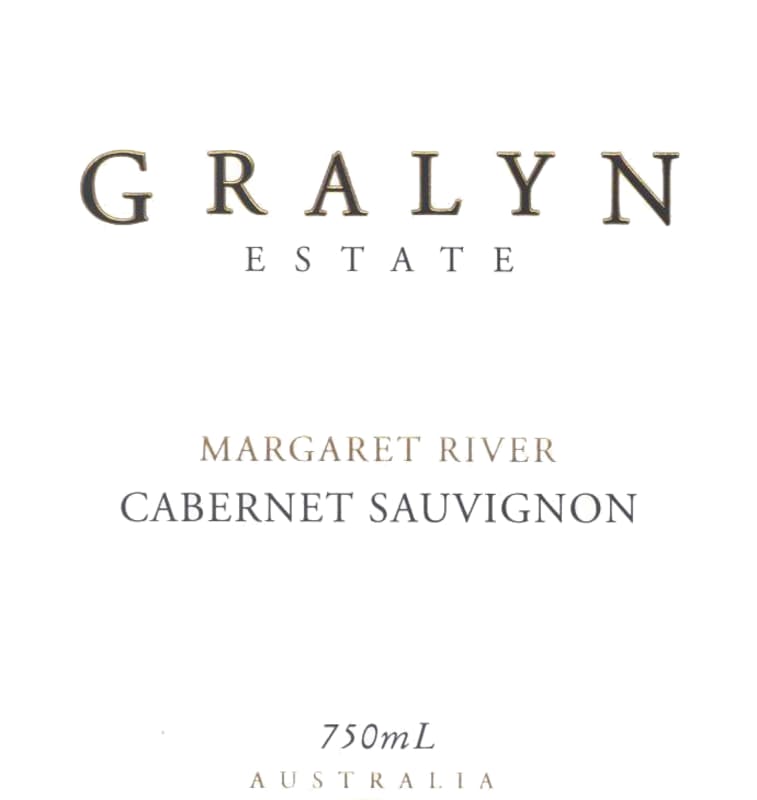 Gralyn Estate Cabernet Sauvignon 2008 Front Label