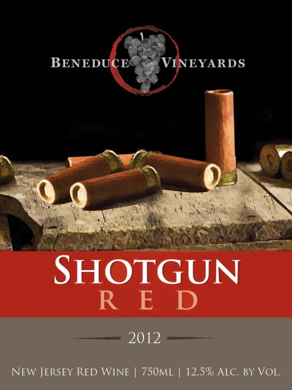 Beneduce Vineyards Shotgun Red 2012 Front Label
