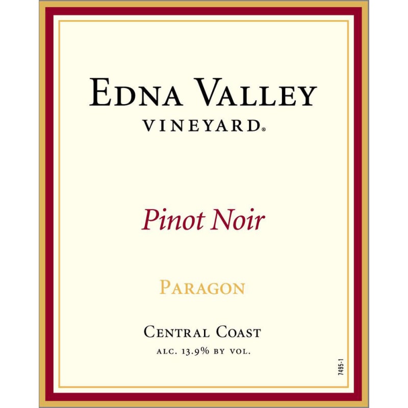 Edna Valley Vineyard Paragon Vineyard Pinot Noir 2015 Front Label