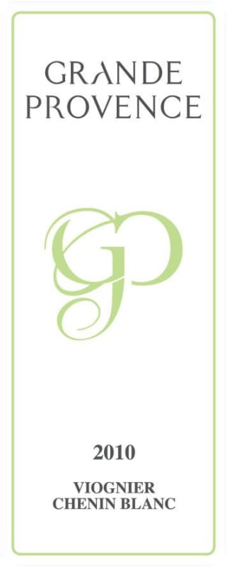 Grand Provence Viognier Chenin Blanc 2010 Front Label